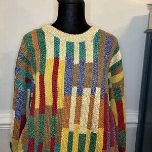 Men's Northern Isles Sweater, Hand Knit, Multi-Color